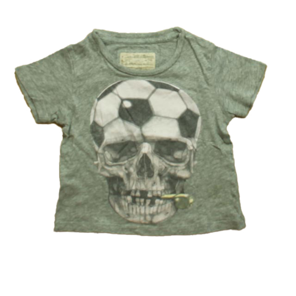 All Saints Boys Gray Skull T-Shirt size: 2T